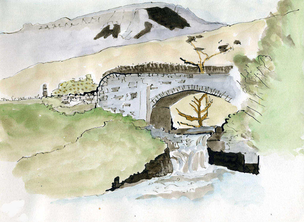 bridge and hillside loch Erribol by merearthling on DeviantArt bridge and hillside loch Erribol by merearthling on DeviantArt