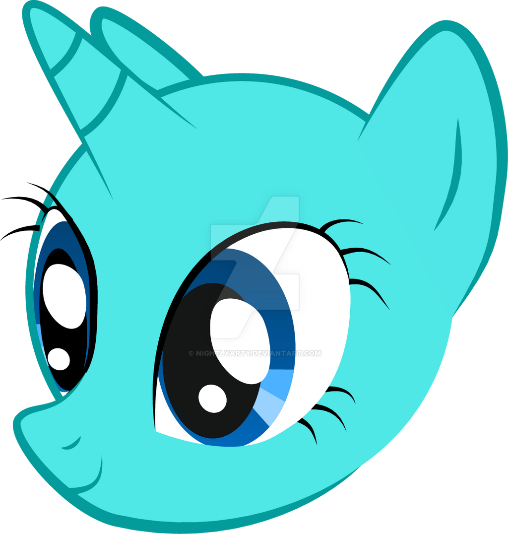 Pony Head by NightlyArty on DeviantArt