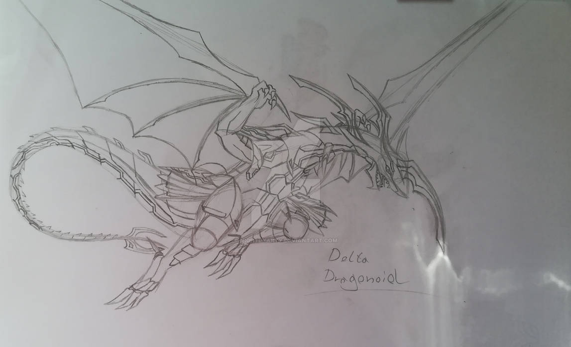 Deltaog Draw Delta Dragonoid Sketch by NightlyArty on DeviantArt