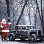 Hot Rod Santa