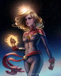 Captain Marvel by TheObliviousOwl