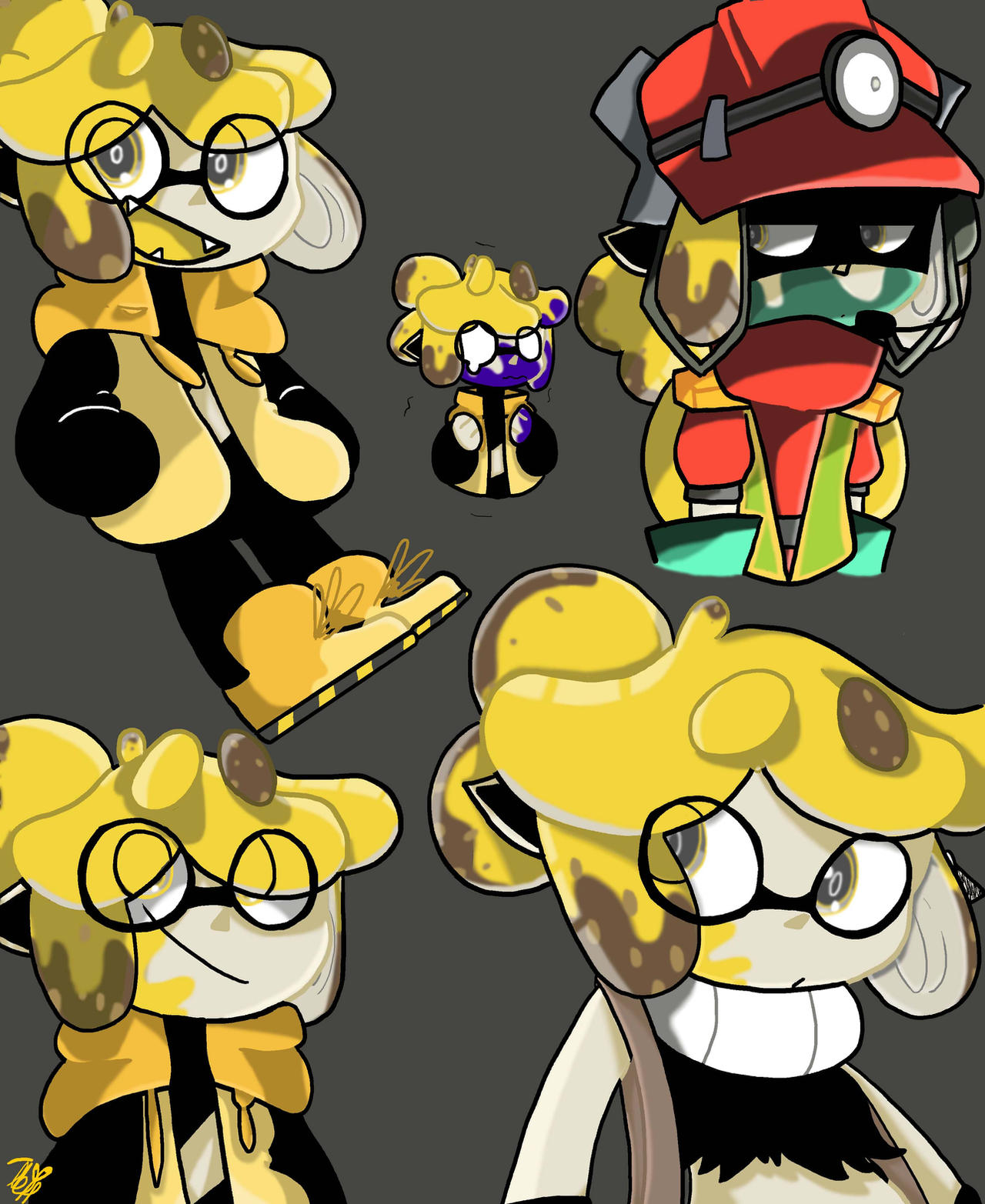 Splatoon Figure Deviantart Splatoon by thebestpikachuplays on DeviantArt