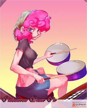 Rainbow Rock Character Card #3 Pinkie Pie