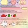 Strawberry scroll felt cake
