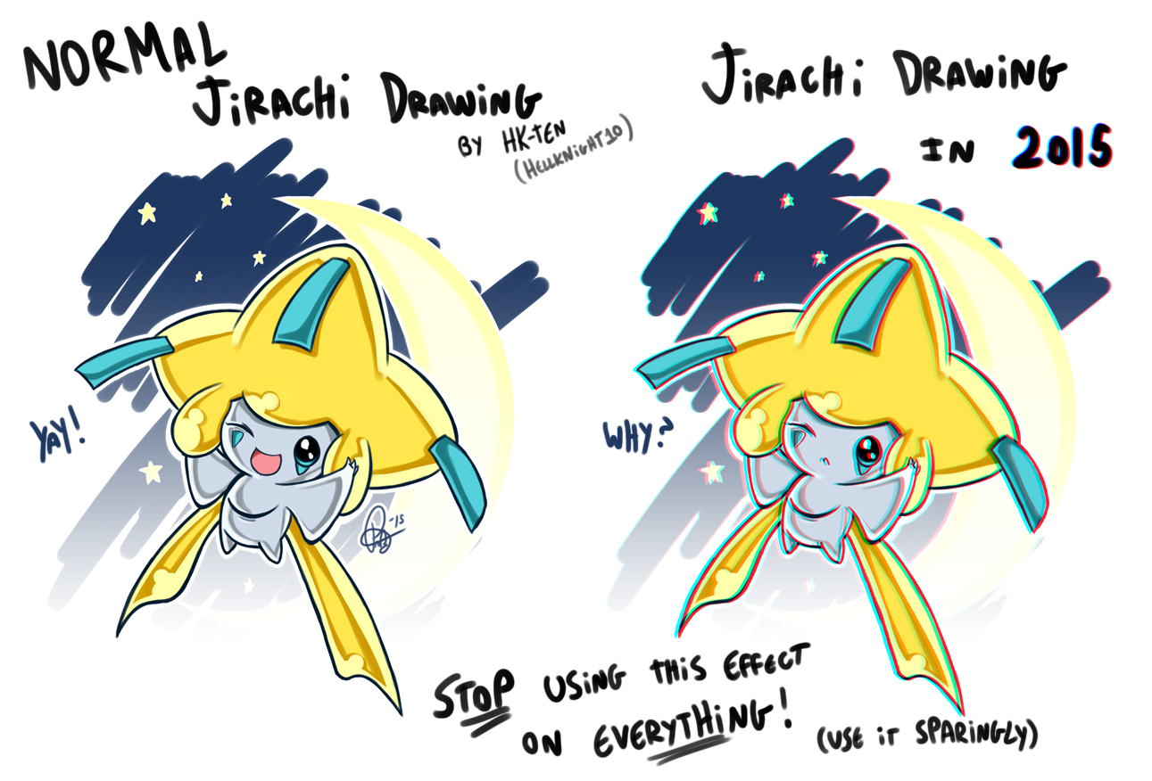 Jirachi Drawing in 2015