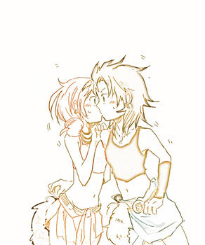 FFXIII: Fang And Vanille Kissy