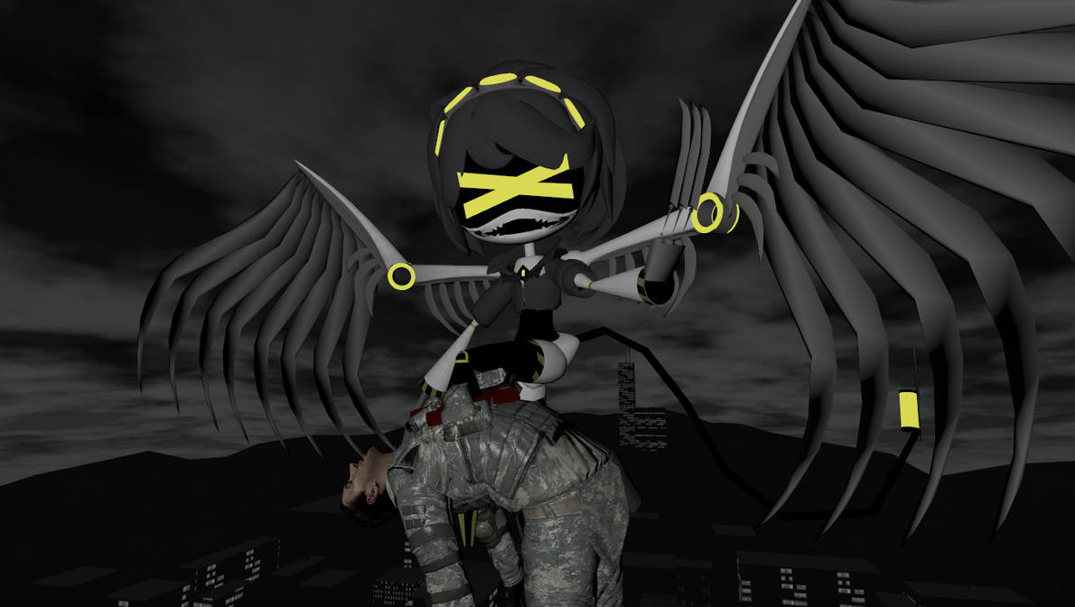 Serial Designation V during The Murder Drones War by VGRWars on DeviantArt