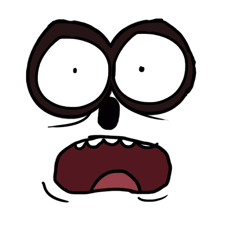 Scared Face png images