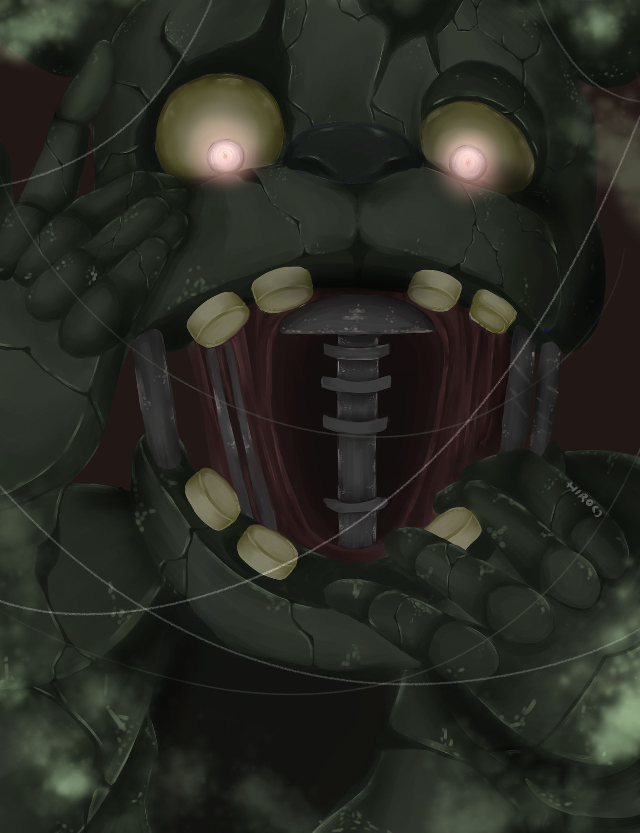 Evolution Spring Trap Deviantart Springtrap by h1rokun1 on DeviantArt