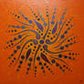 Movement of abstract shapes / Orange