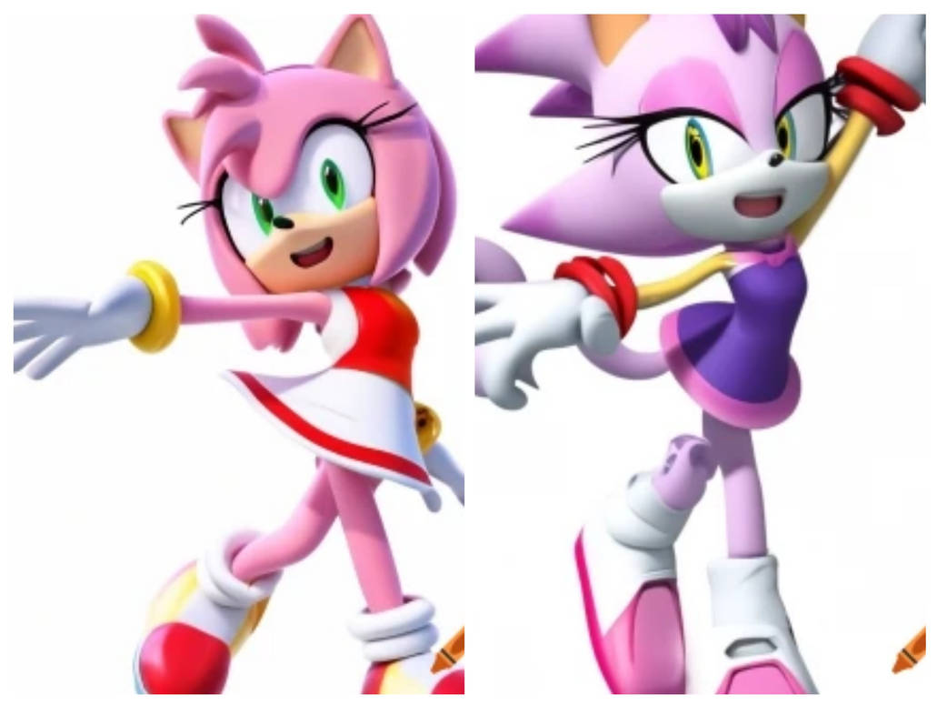 Blaze and Amy in their Olympic games outfits by Maddy91 on DeviantArt Blaze and Amy in their Olympic games outfits by Maddy91 on DeviantArt
