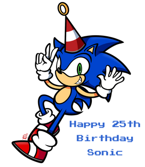 Happy 25th B-Day Sonic!