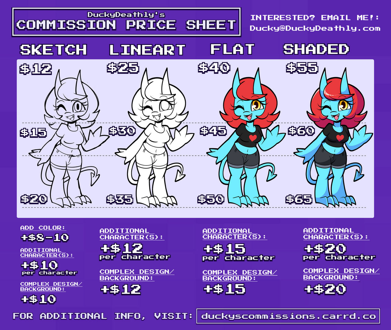Commission Sheet 2023