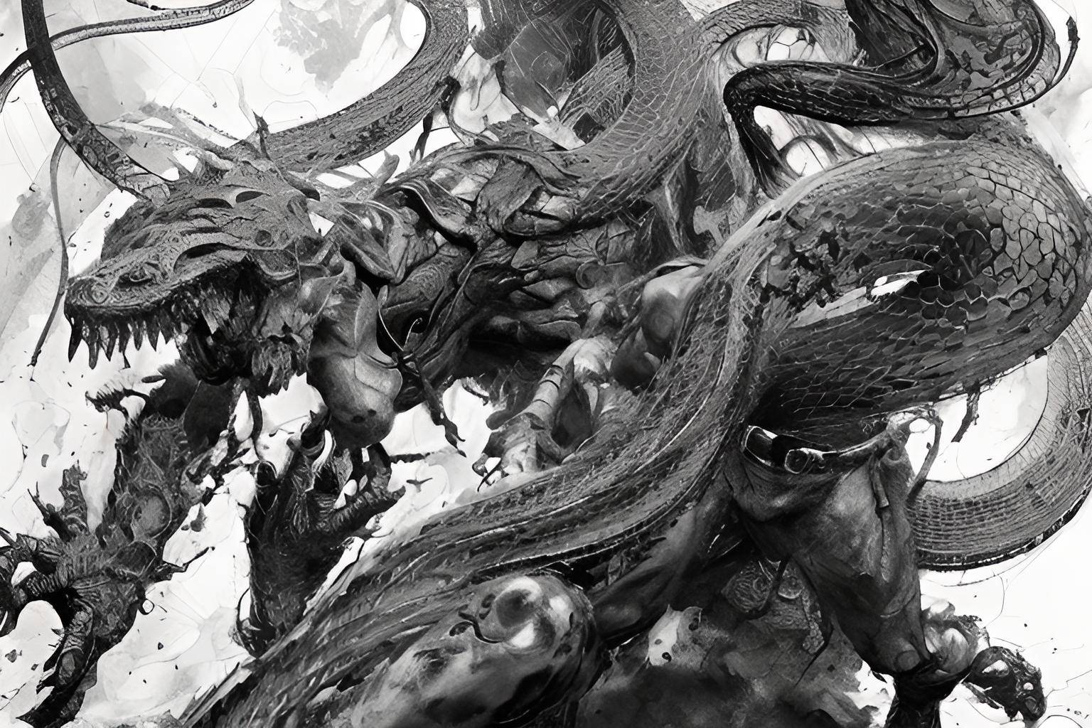 Snake demon by ShezBen on DeviantArt