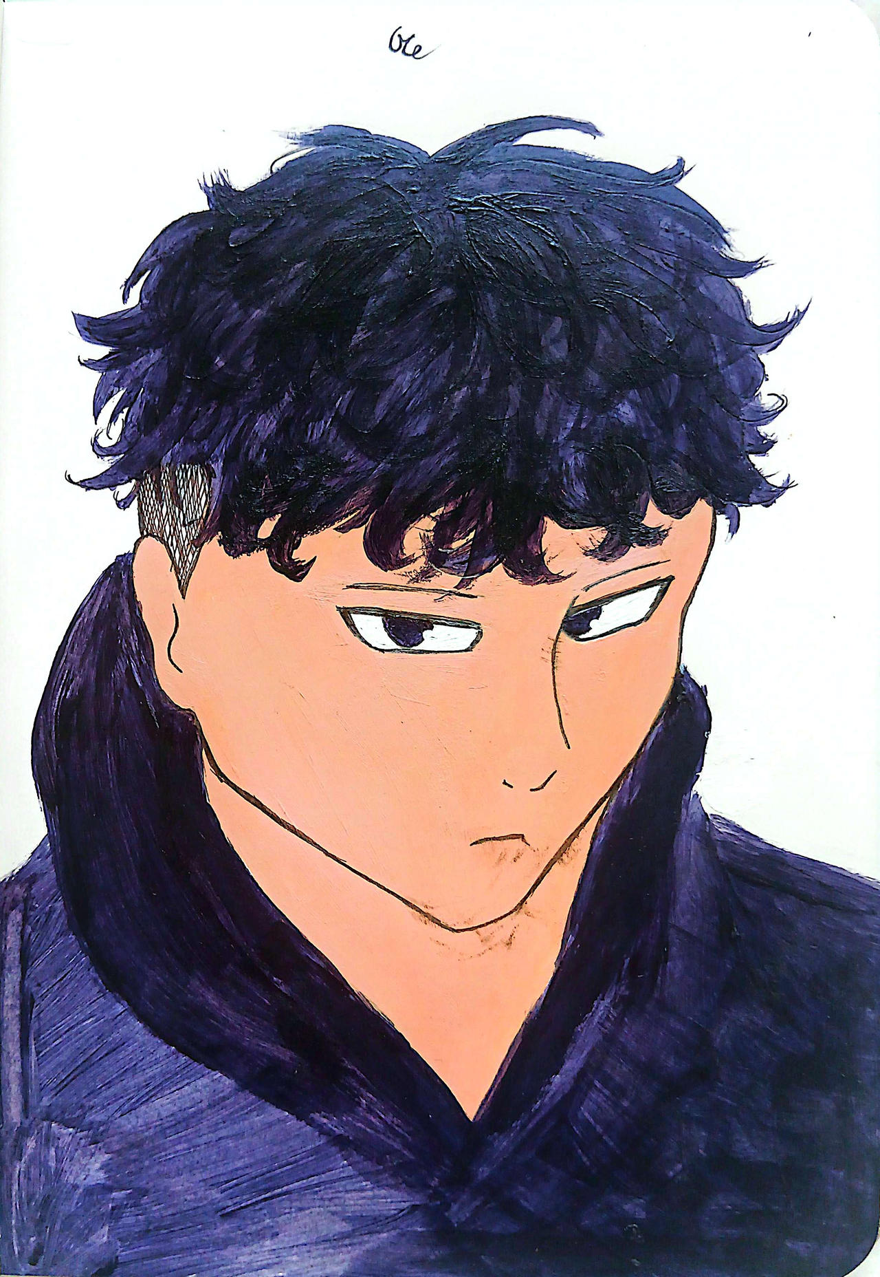 Zero Portrait R5 Zero Portrait in Sketchbook with Acrylic painting by Miqudo on DeviantArt