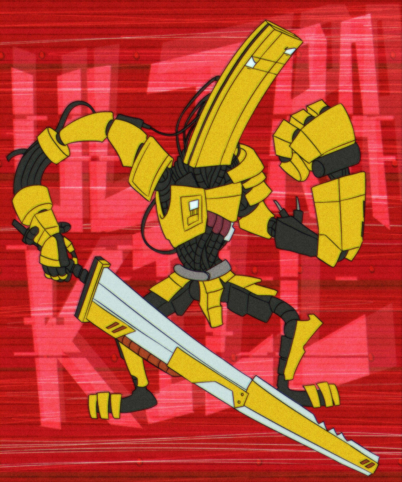 Toony Swordsmachine by burntbeebs on DeviantArt