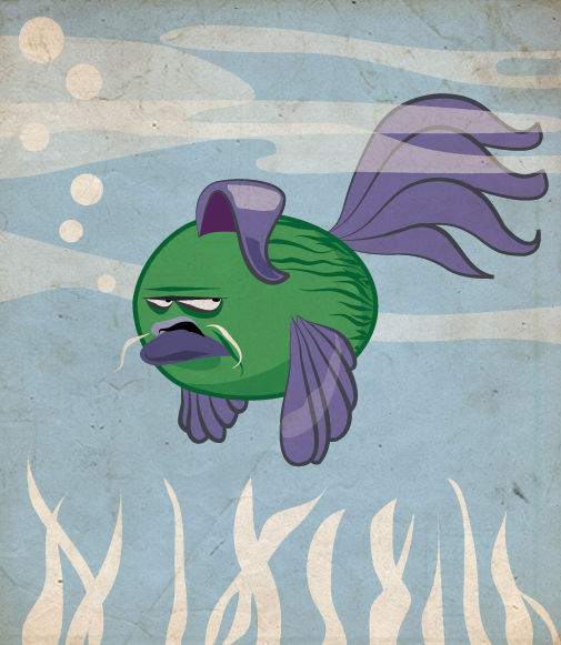 Grumpy Drawfgoby Fish Grumpy Old Fishie by Renca-W on DeviantArt