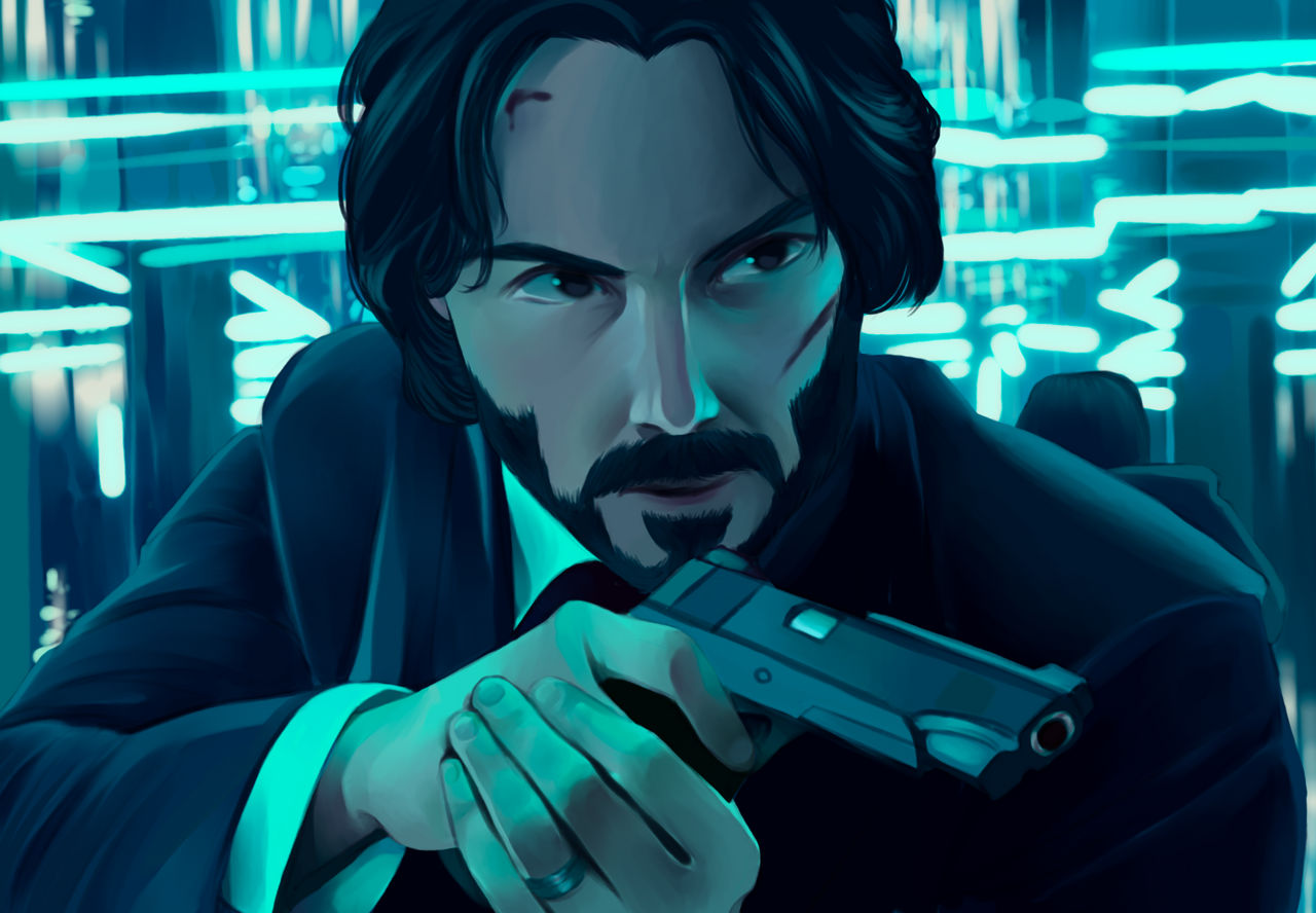 John Wick - Color Study by PlasticSpawn on DeviantArt