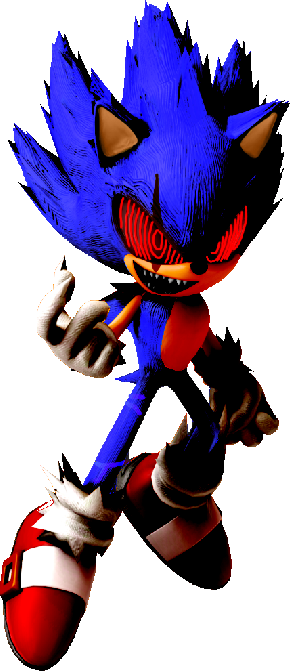 SAB64 Version Sonic.Exe (Model DL) by peachysilver on DeviantArt