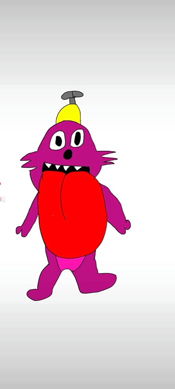 Dizzy Monster Dizzy devil's big tongue digital drawing by Braxis84 on DeviantArt