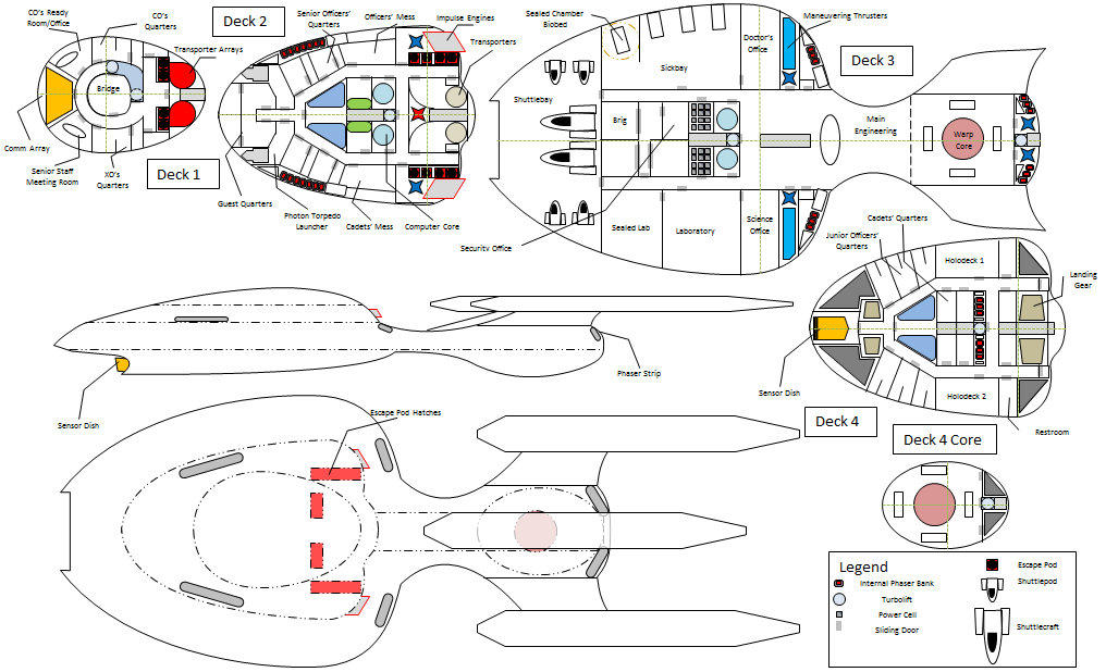 Infinity Starship Star Trek - USS Infinity Starship Draft (Labeled) by Joev14 on DeviantArt