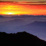 Sunrise over Italian Alps
