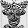 Skull zentangle