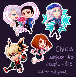Chibi Commissions are open!