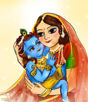 Yashoda and Krishna