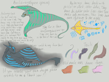 Bataray open species sheet