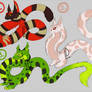 Fluffy snakes adoptables  ALL TAKEN