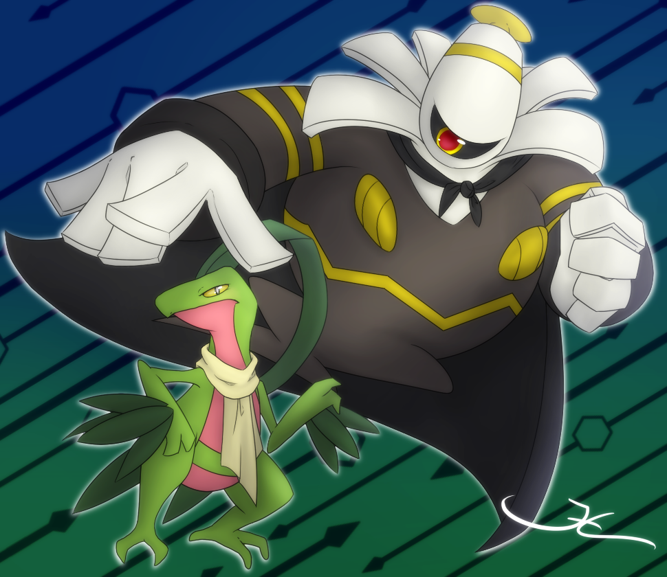 Dusknoir and Grovyle!