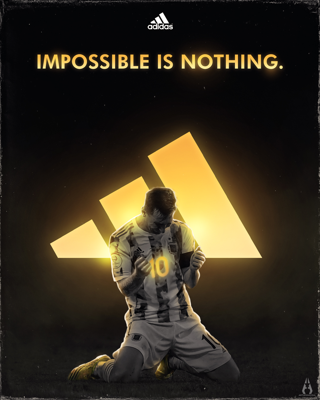 MESSI X ADIDAS | Impossible Is Nothing by ArtlessAviral on DeviantArt