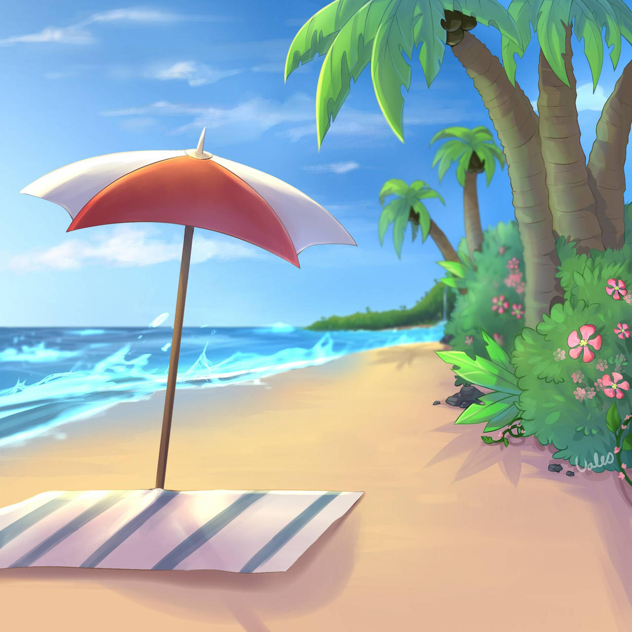 Beach Deviantart Background Beach (Backround Practice) by xValeox on DeviantArt