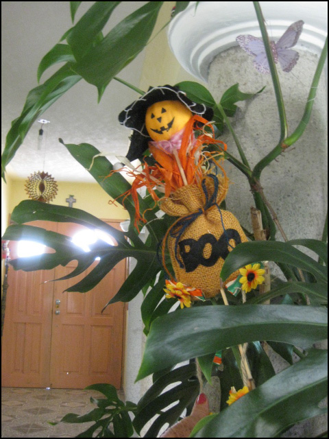 Halloween scarecrow...