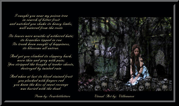 Poison Tree--Visual poem...