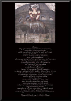 Rome--Visual poem 1...