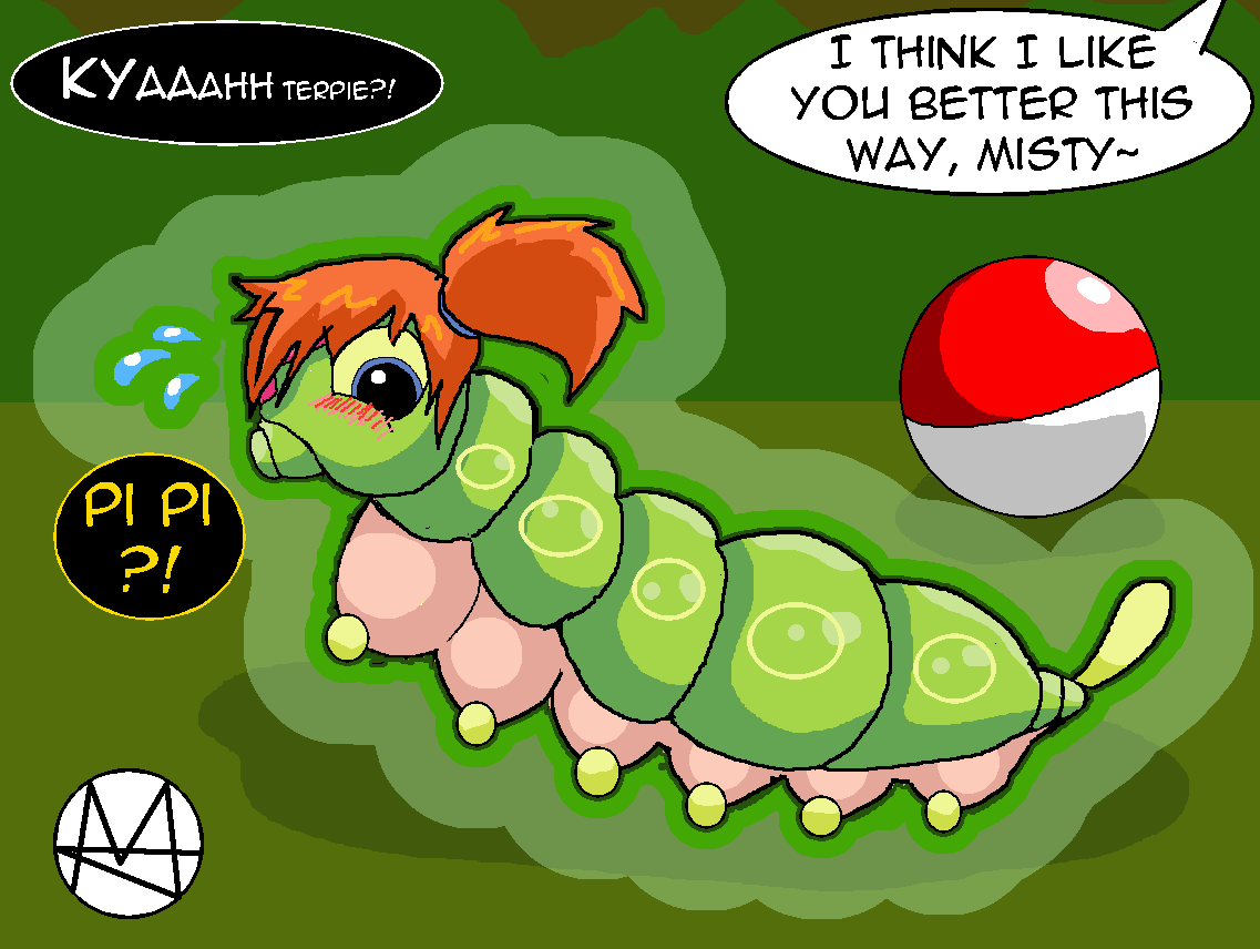 She...Doesn't...Like...Bugs! (Misty Caterpie TF)