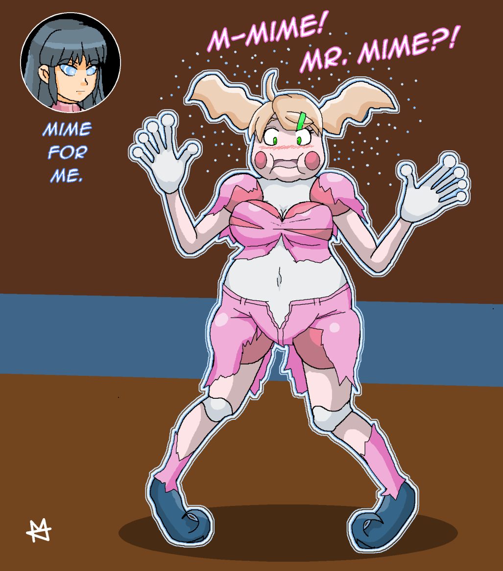 Com: It's Mr. Mime Time! (Female Mr. Mime TF)