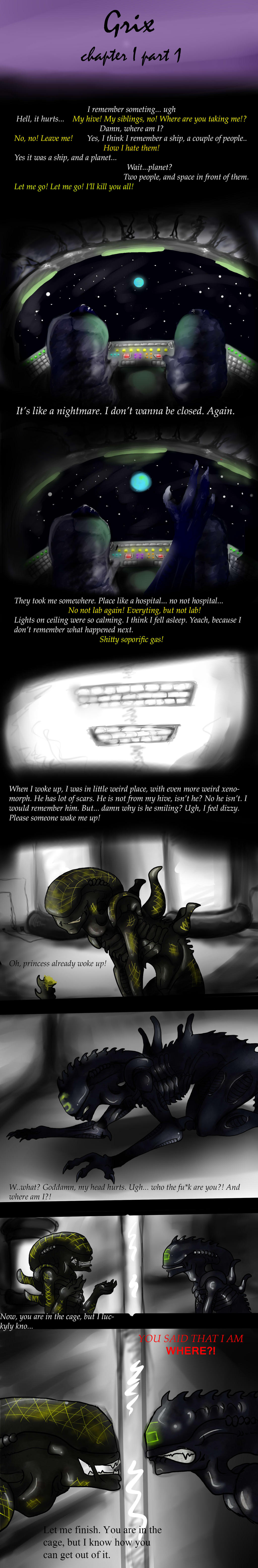 Grid X Specimen 6 Comic Ch I Part I By Khanashi On Deviantart