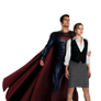 Superman And Lois Lane - Transparent