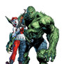 Harley Quinn/Killer Croc (Rebirth) - Transparent