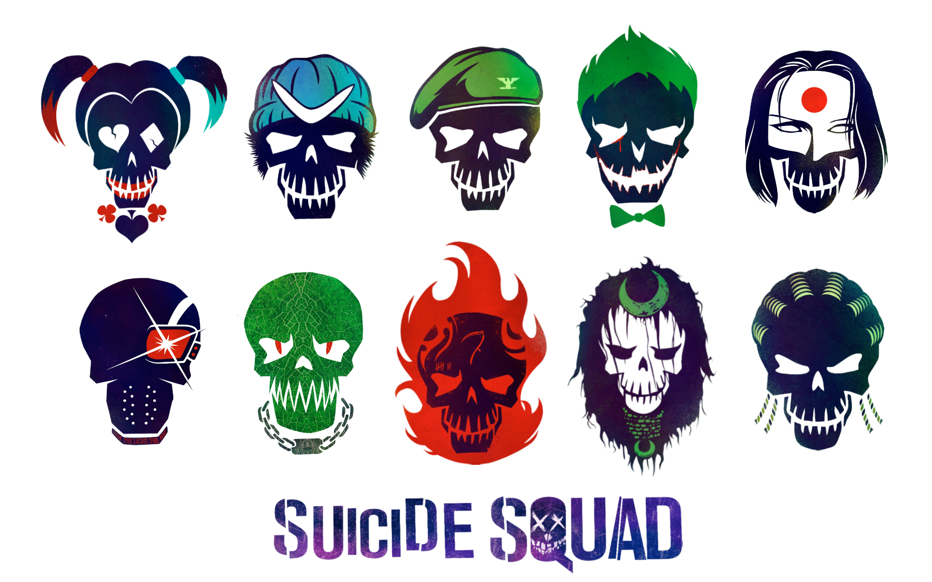 SUICIDE SQUAD characters by EJ2letters on DeviantArt