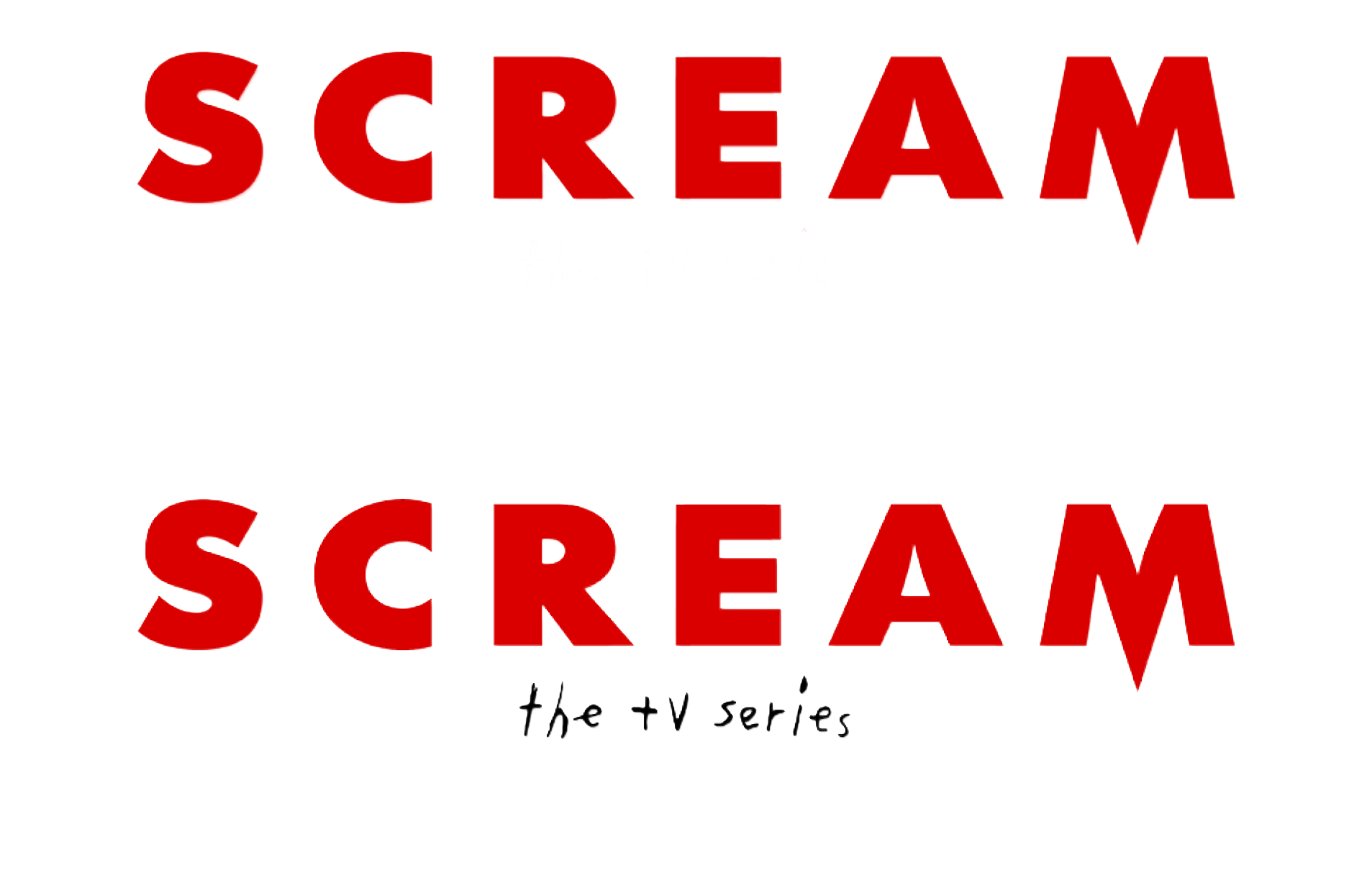 Scream The tv Series - Transparent Title by Asthonx1 on DeviantArt