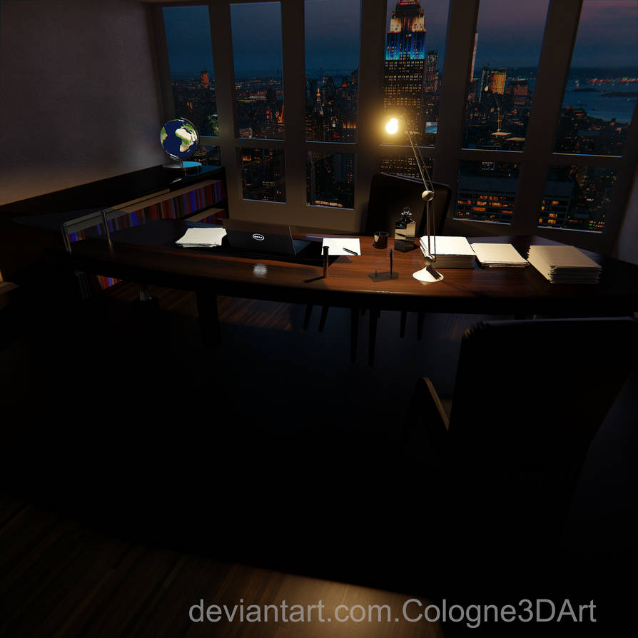 A Night at the Office by Cologne3DArt on DeviantArt