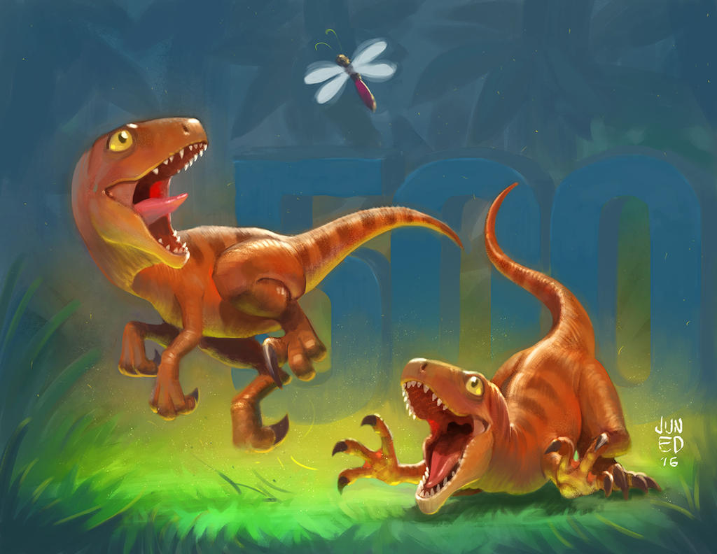 Baby Raptors by JUNAIDI on DeviantArt
