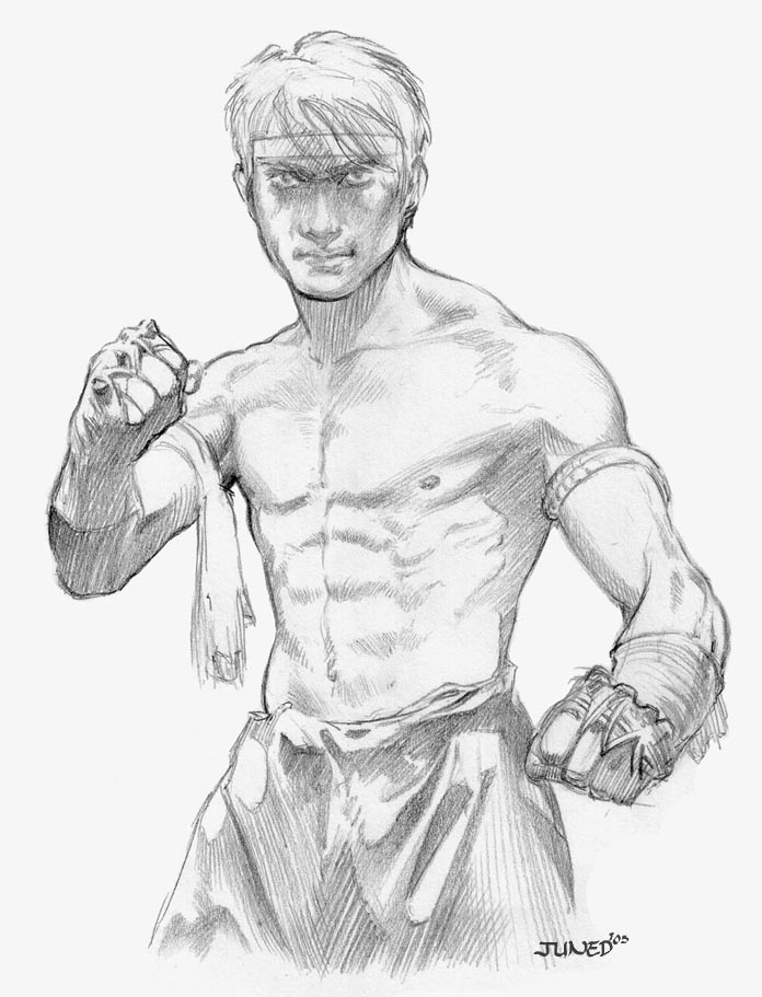 Tony Jaa Sketch