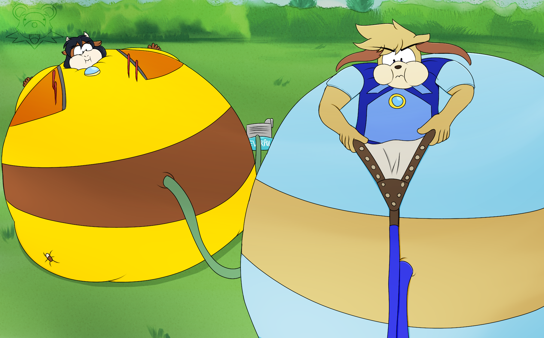 Hop Pokemon Inflation Hols and Pochiro's Inflation Battle by EverettPolarBear on DeviantArt