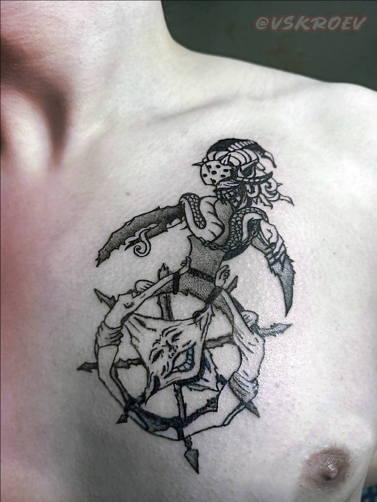 Mark of Slaanesh tattoo by vskroev on DeviantArt