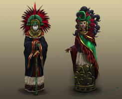 Mayan - character design